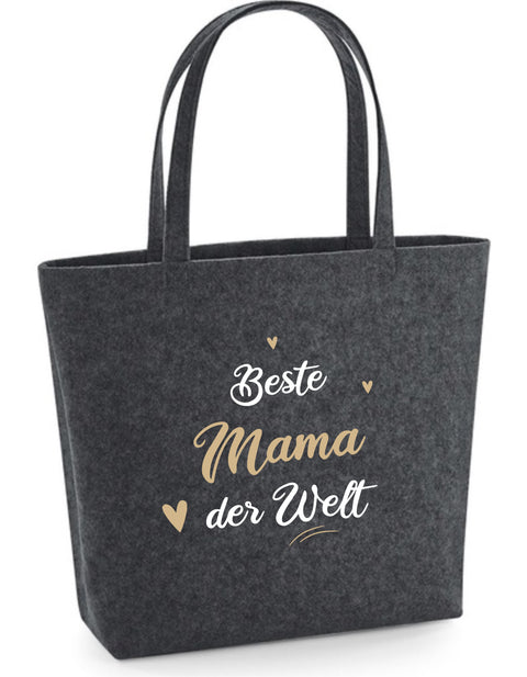 Filz Tasche Easy Bag 001 Beste Mama der Welt