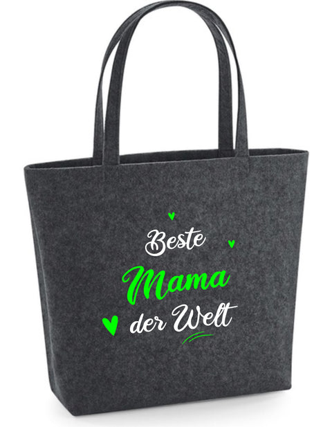 Filz Tasche Easy Bag 001 Beste Mama der Welt