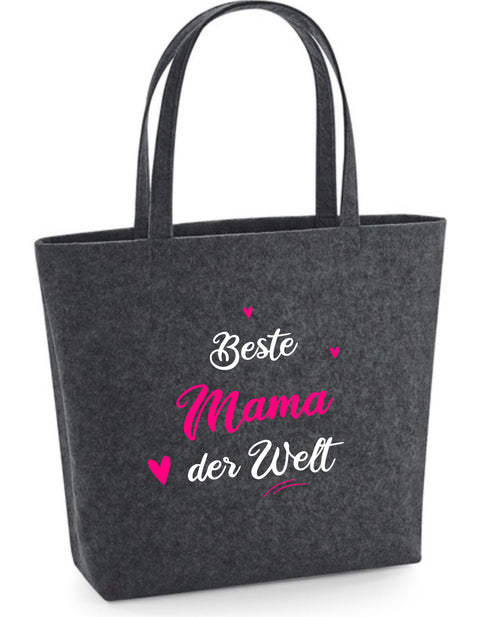 Filz Tasche Easy Bag 001 Beste Mama der Welt