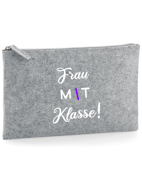 Filz Täschchen Easy Basic L07 Frau mit Klasse!