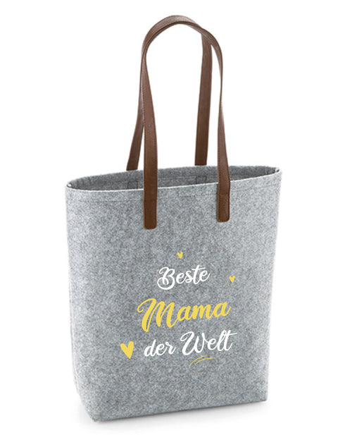 Filz Tasche Easy Bag Premium 001 Beste Mama der Welt