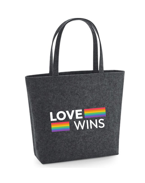 Filz Tasche Easy Bag 108 Love wins