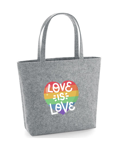 Filz Tasche Easy Bag 108 Love is Love