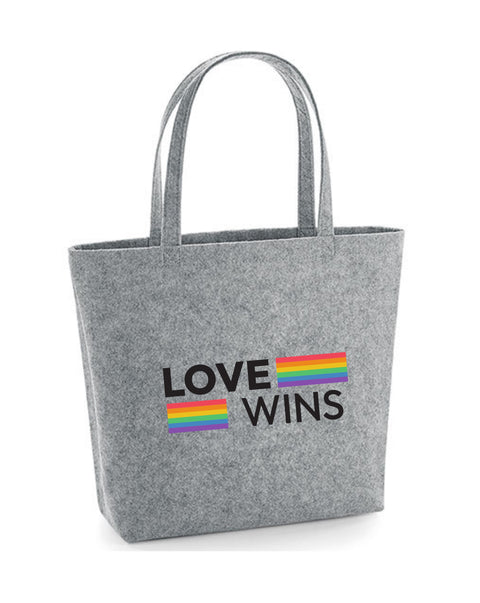 Filz Tasche Easy Bag 108 Love wins