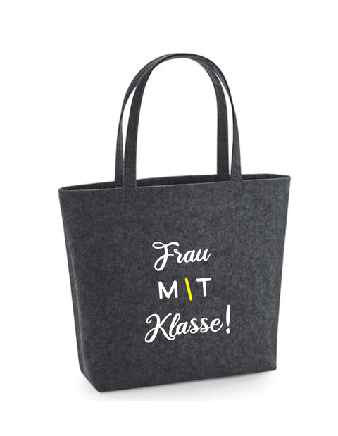 Filz Tasche Easy Bag L07 Frau mit Klasse!