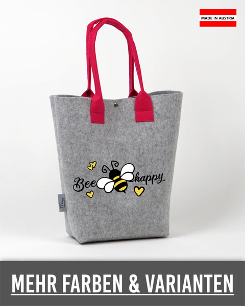 Filz Tasche Shopper 130 Bee Happy