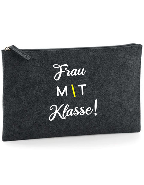 Filz Täschchen Easy Basic L07 Frau mit Klasse!