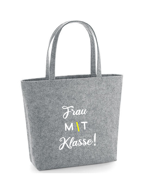 Filz Tasche Easy Bag L07 Frau mit Klasse!