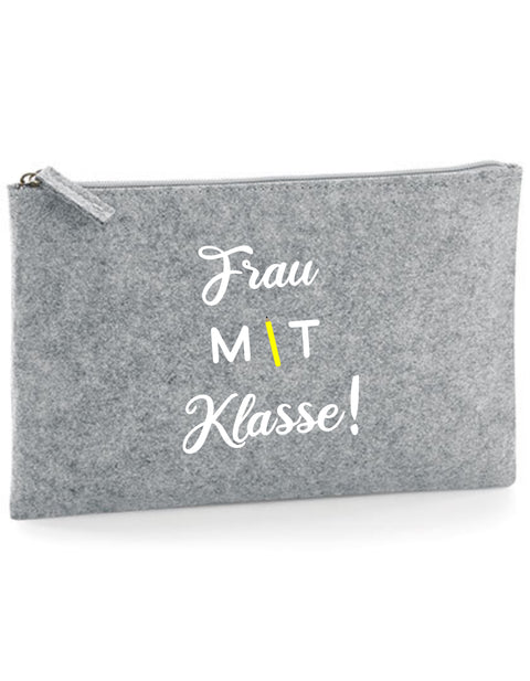 Filz Täschchen Easy Basic L07 Frau mit Klasse!