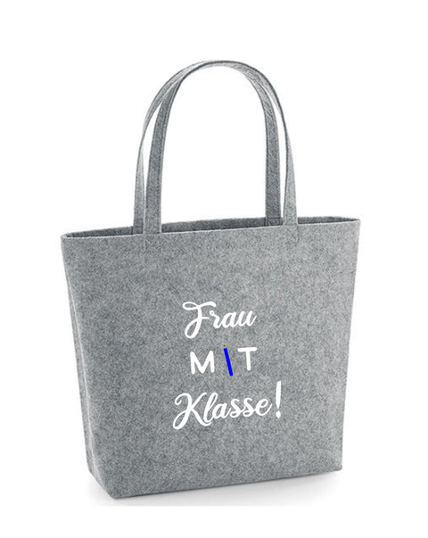 Filz Tasche Easy Bag L07 Frau mit Klasse!