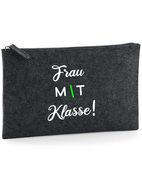 Filz Täschchen Easy Basic L07 Frau mit Klasse!