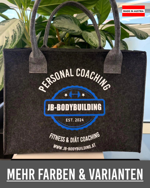 Filztasche "JB-Bodybuilding" – Größen S/M/L