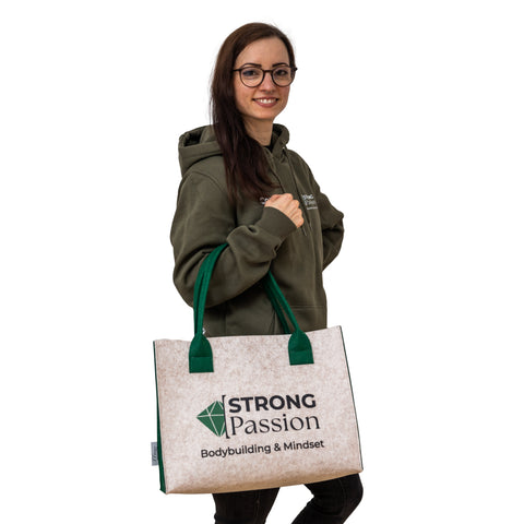 Strong Passion Personalisierte Filztasche